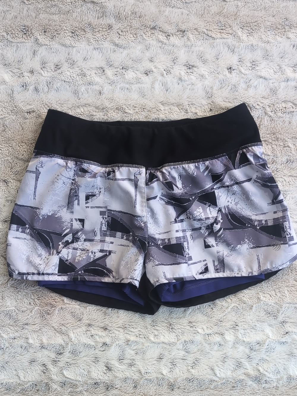 MPG 2-in-1 Abstract Print Performance Athletic Shorts